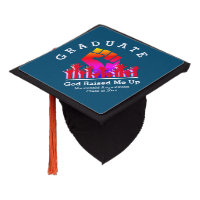 DIEU M'A ÉLEVÉ Personnalisé Blue Graduate