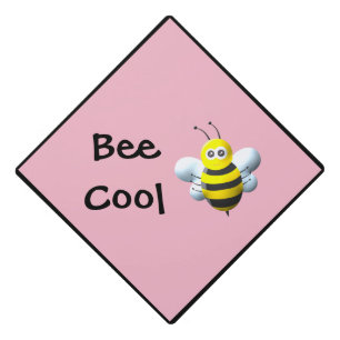Toque De Diplômé Diplômé Cool d'abeilles avec texte personnalisé