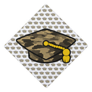 Toque De Diplômé Diplôme de Cap Khaki Camo