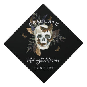 Toque De Diplômé Diplôme de crâne gothique