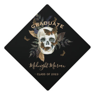 Toque De Diplômé Diplôme de crâne gothique