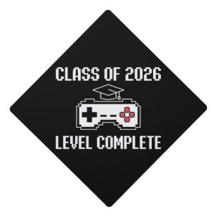 Toque De Diplômé Diplômé de la promotion 2026 Niveau Gaming complet
