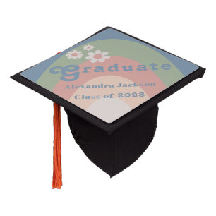 Toque De Diplômé Diplômé de Retro Pastel