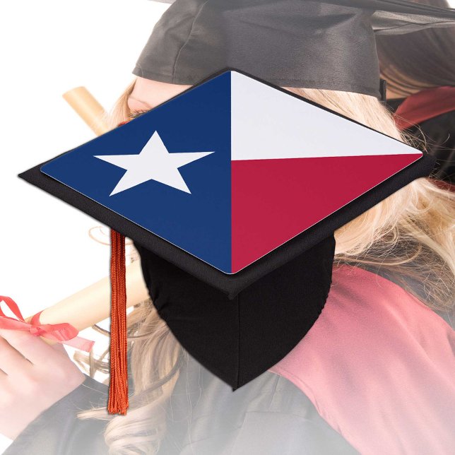 Toque De Diplômé Diplômé du Texas, Casquette du drapeau du Texas, É (Créateur téléchargé)
