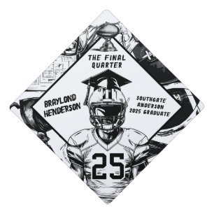 Toque De Diplômé Diplômé Joueur de Football