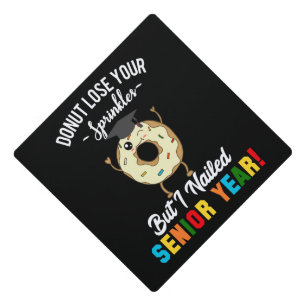 Toque De Diplômé Diplômée drôle de dernière année de beignet
