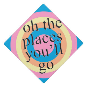 Toque De Diplômé Dr Suess Oh The Places You'll Go Grad Casquette To