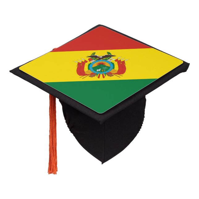 Toque De Diplômé Drapeau bolivien (Incliné)