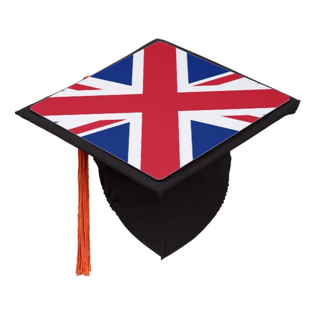 Toque De Diplômé Drapeau britannique (Incliné)