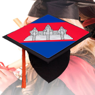 Toque De Diplômé Drapeau Cambodge & Cambodge - Étudiants /Universit