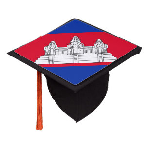 Toque De Diplômé Drapeau cambodgien