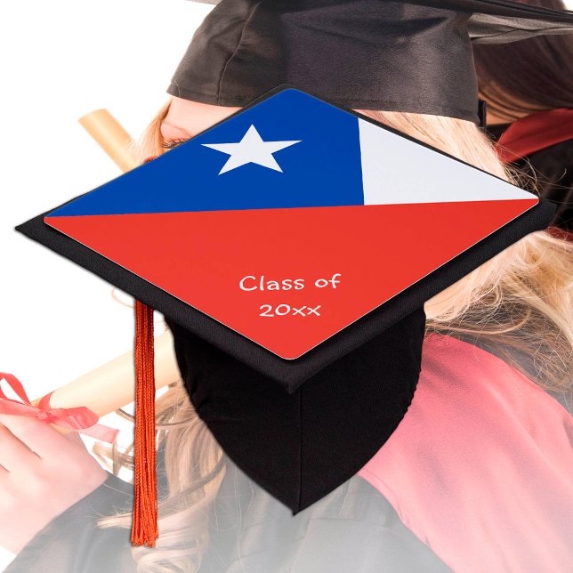 Toque De Diplômé Drapeau chilien - Étudiants / Université (Créateur téléchargé)