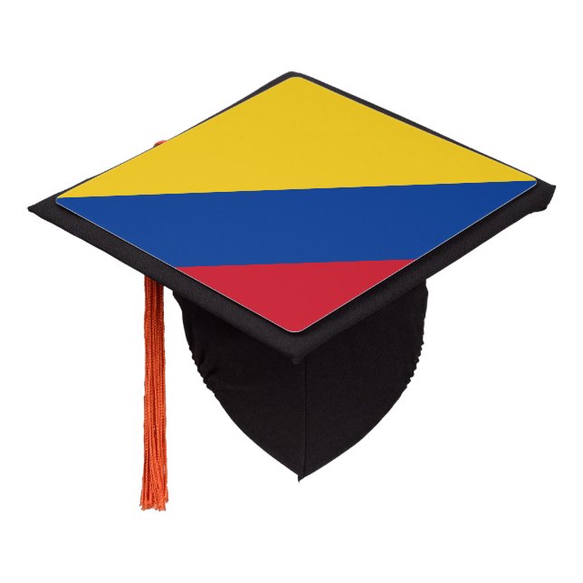 Toque De Diplômé Drapeau Colombie - Bandera De Colombia (Incliné)
