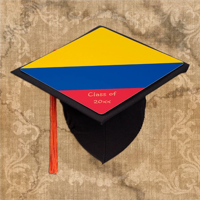 Toque De Diplômé Drapeau Colombie & Colombie - Étudiants /Universit (Créateur téléchargé)