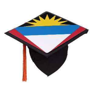 Toque De Diplômé Drapeau d'Antiguan et de Barbuda