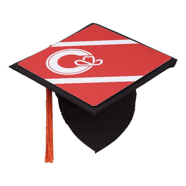 Toque De Diplômé Drapeau de Calgary (Alberta) (Incliné)