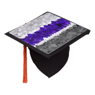 Toque De Diplômé Drapeau de fierté Greygender Boho Géométrique Mod