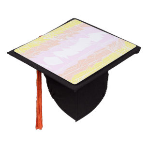 Toque De Diplômé Drapeau de fierté pangender abstrait géométrique G
