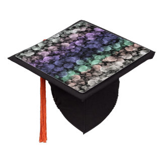 Toque De Diplômé Drapeau de fierté Uingender Boho Groovy Bulles Écl