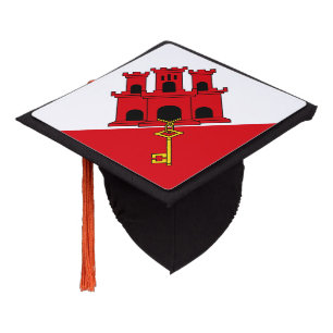Toque De Diplômé Drapeau de Gibraltar