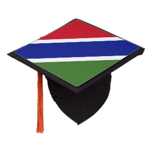 Toque De Diplômé Drapeau de la Gambie