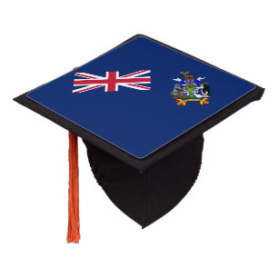 Toque De Diplômé Drapeau de la Géorgie du Sud et des îles Sandwich