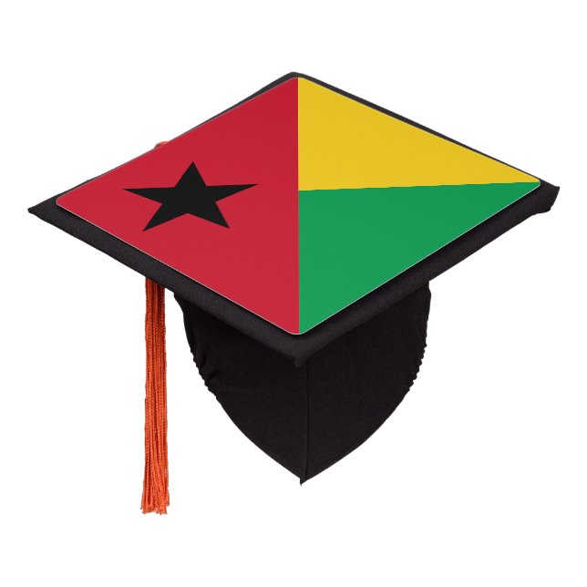 Toque De Diplômé Drapeau de la Guinée Bissau (Incliné)
