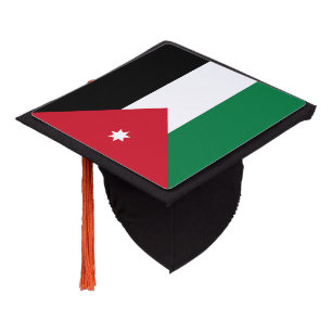 Toque De Diplômé Drapeau de la Jordanie