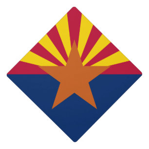 Toque De Diplômé Drapeau de l'Arizona : Soleil de l'étoile descenda