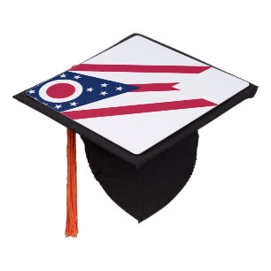 Toque De Diplômé Drapeau de l'Ohio, drapeau de l'État américain Cas