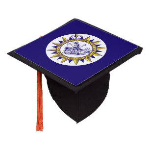 Toque De Diplômé Drapeau de Nashville, Tennessee Graduation Cap Top