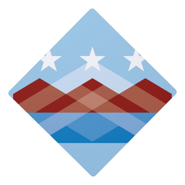 Toque De Diplômé Drapeau de Peoria, Arizona (Devant)