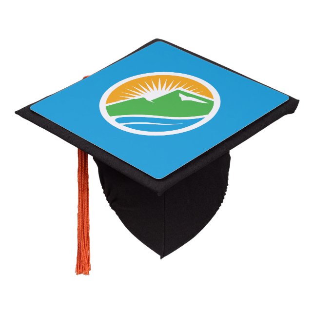 Toque De Diplômé Drapeau de Provo, Utah (Incliné)