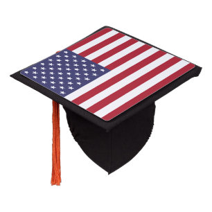 Toque De Diplômé Drapeau des États-Unis