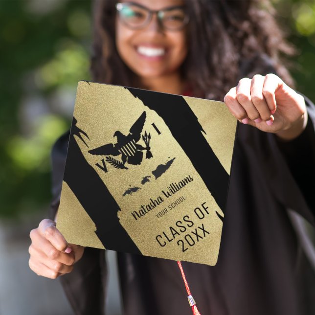 Toque De Diplômé Drapeau des îles Vierges américaines, classe de, P (Créateur téléchargé)