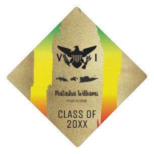 Toque De Diplômé Drapeau des îles Vierges américaines, Parties sc