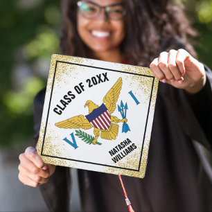 Toque De Diplômé Drapeau des îles Vierges américaines, Parties scin