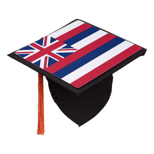 Toque De Diplômé Drapeau d'État d'Hawaii (Incliné)