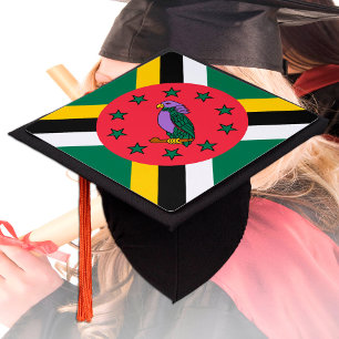 Toque De Diplômé Drapeau Dominica & Dominica - Étudiants / Universi