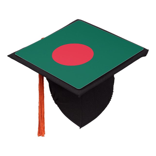 Toque De Diplômé Drapeau du Bangladesh (Incliné)