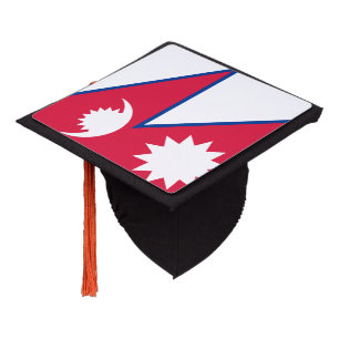 Toque De Diplômé Drapeau du Népal