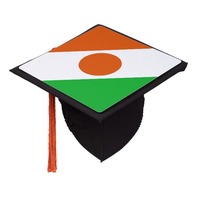 Toque De Diplômé Drapeau du Niger (Incliné)