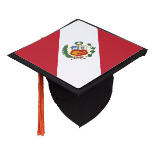 Toque De Diplômé Drapeau du Pérou