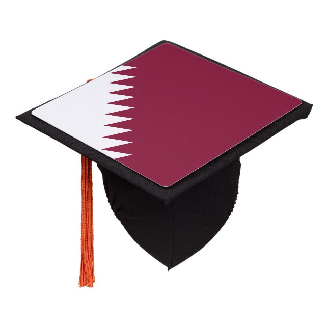 Toque De Diplômé Drapeau du Qatar (Incliné)