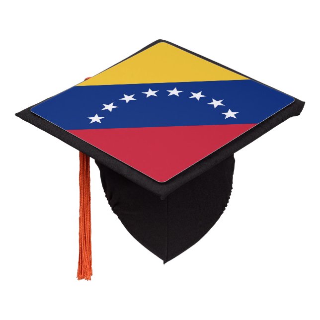Toque De Diplômé Drapeau du Venezuela (Incliné)