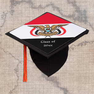 Toque De Diplômé Drapeau du Yémen et du Yémen, emblème - Collège /