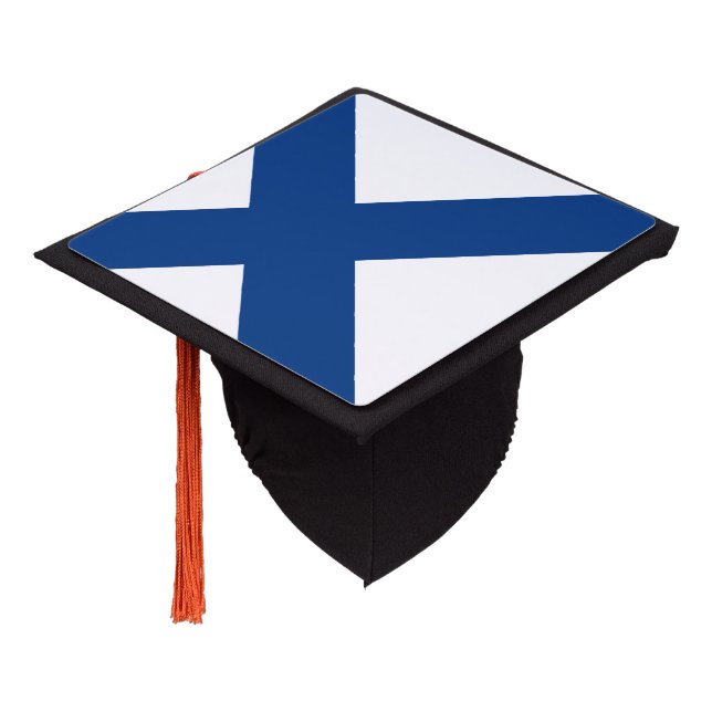 Toque De Diplômé Drapeau finlandais (Incliné)