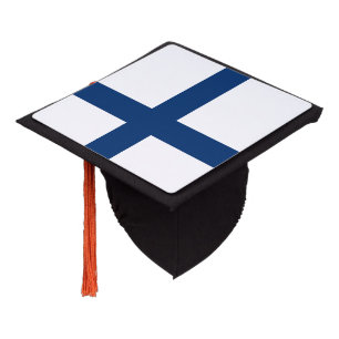Toque De Diplômé Drapeau Finlande