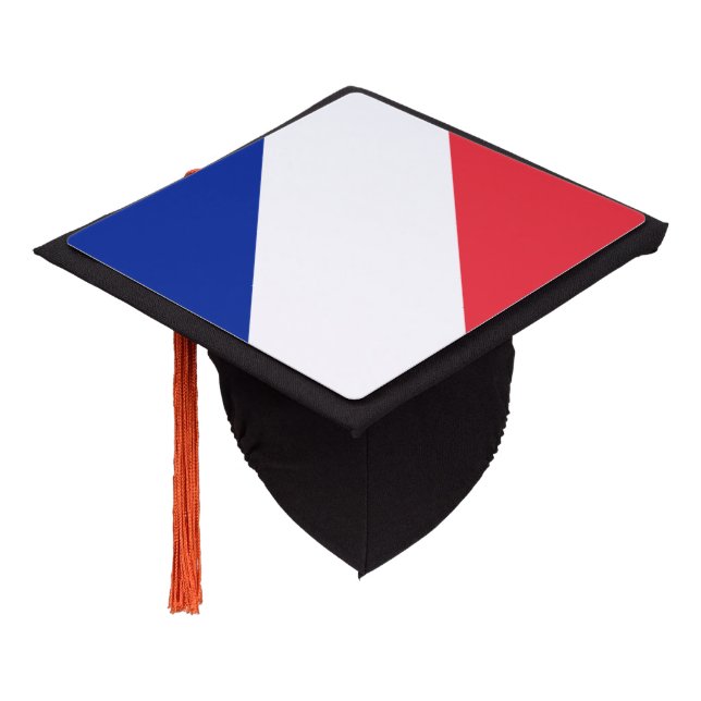 Toque De Diplômé Drapeau France & Français - Étudiants /Casquette u (Incliné)