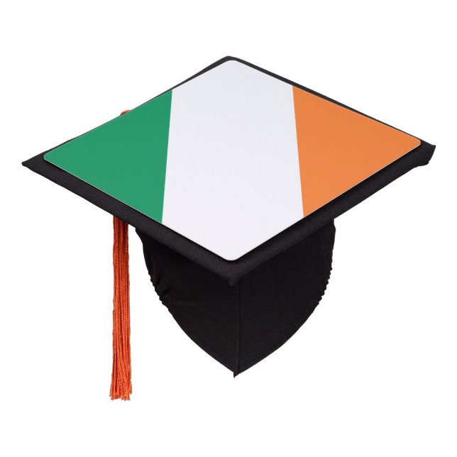 Toque De Diplômé Drapeau irlandais (Incliné)